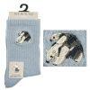 STREAM LIFE WITH YOU 動物刺繡襪 短襪 直筒襪