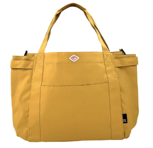 防撥水 Rootote輕巧大容量帆布包  媽媽包 電腦包 旅行包 多功能包