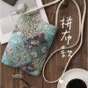🌿 William Morris 風格 PU 皮革迷你斜背包 / 輕便側背包 👜