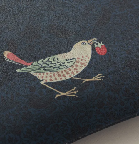 🌿 William Morris 風格 PU 皮革迷你斜背包 / 輕便側背包 👜