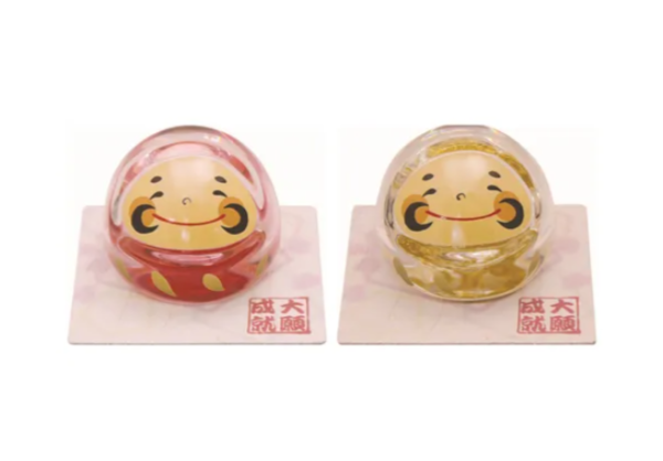 限定 日本玻璃達摩招財 招運 開運 (大)