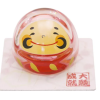 限定 日本玻璃達摩招財 招運 開運 (大)