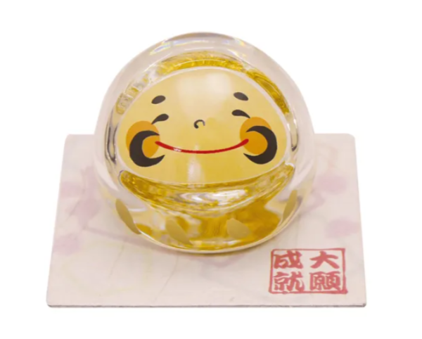 限定 日本玻璃達摩招財 招運 開運 (大)