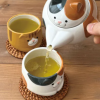 貓咪陶瓷泡茶壺  260ML (不含茶杯)