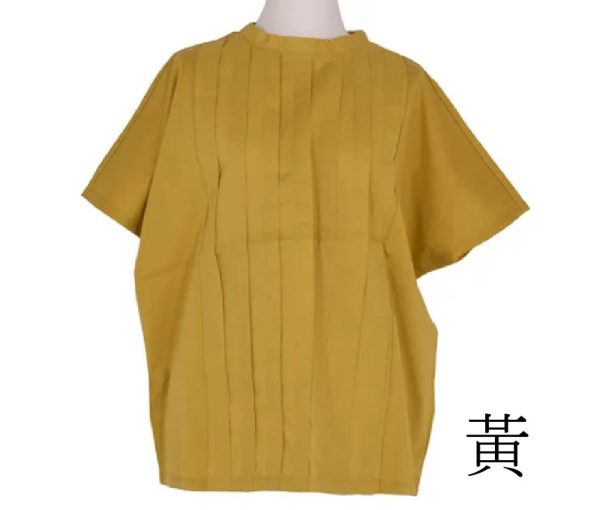 LILASIC  褶皺布料 春夏短袖上衣 麻棉 [ 四月底-五月初到貨 ]