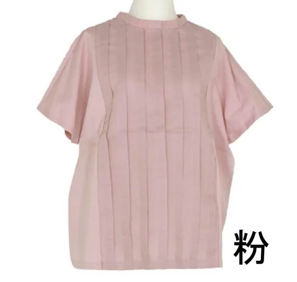 LILASIC  褶皺布料 春夏短袖上衣 麻棉 [ 四月底-五月初到貨 ]