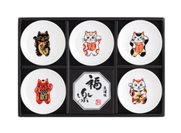 日本招財貓小器皿 [黑田媽] 美濃燒  岐阜縣製