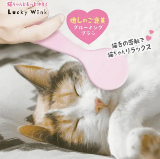 日本Lucky Wink 貓舌梳