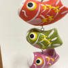 日本製 端午節 親子鯉魚旗和搖擺器