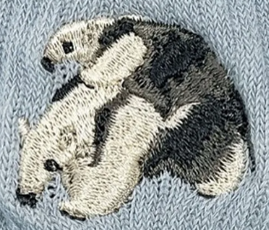 STREAM LIFE WITH YOU 船型襪 動物刺繡襪