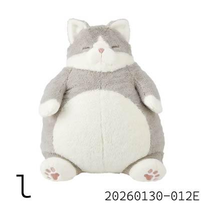 LIV HEART 貓咪肯定感系列 八字斑貓鰹魚 M L BIG  抱枕