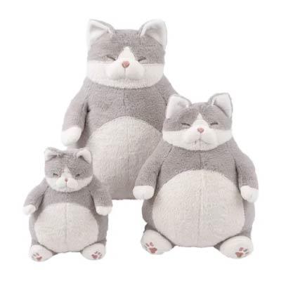 LIV HEART 貓咪肯定感系列 八字斑貓鰹魚 M L BIG  抱枕