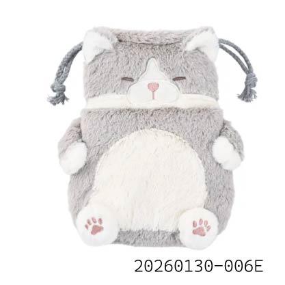 LIV HEART 貓咪肯定感系列 八字斑貓鰹魚 M L BIG  抱枕