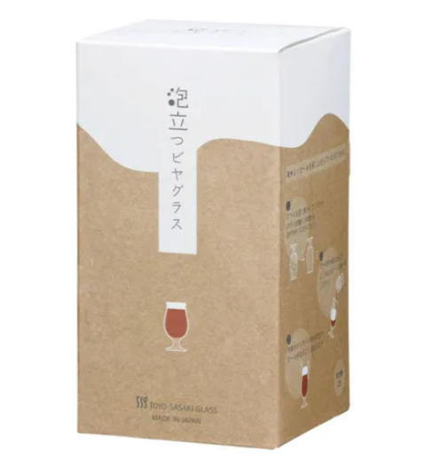 日本製 綿密泡沫啤酒杯  -360ml