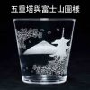 日本象徵與櫻花的唯美玻璃杯(單杯售)