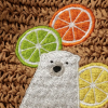 夏日單品 COOCO 動物刺繡編織包（草編包／紙編包）