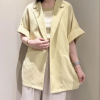 innowave 麻料感短袖外套