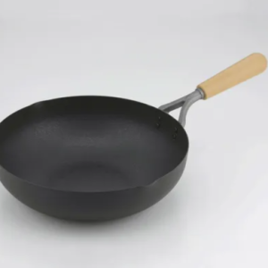 日本製 鑄鐵深 炒鍋 28cm  不沾鍋