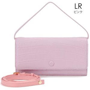 【RODANIA】 鱷魚紋長夾財布斜背包三用