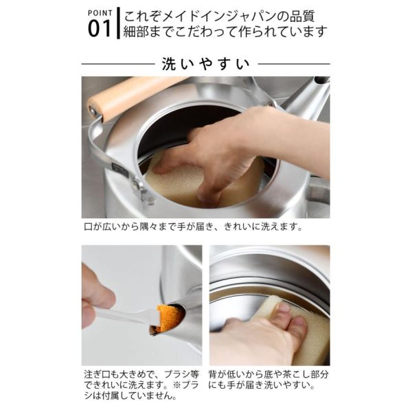 日本製 千歲 木柄直筒壺 2.5L