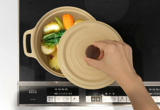 日本 Cookshare 輕巧萬用無加水鍋  IH對應X直火
