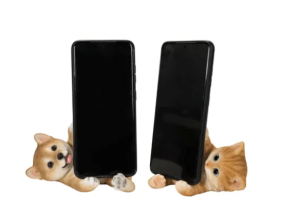 WooBia 手機支架 柴犬X貓咪