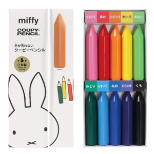 日本境內販售miffy10色彩色繪畫筆組