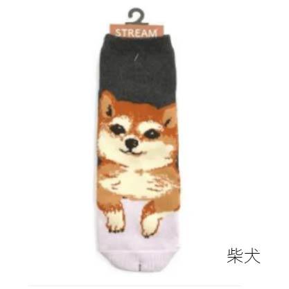 STREAM 狗狗與貓咪襪子