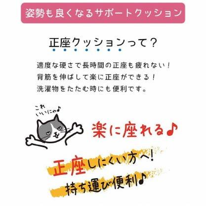 姿勢輔助正坐坐墊（日本製）