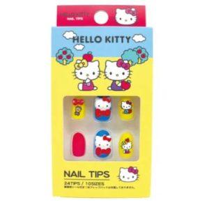 Hello Kitty 指甲片復古設計