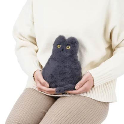 蓬鬆毛絨動物 暖身抱枕／暖腹帶 貓咪款