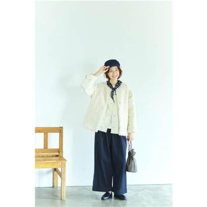 Nonno 尼龍布料中棉雲形絎縫外套