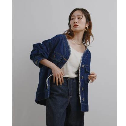 Palm Riche 流蘇牛仔外套
