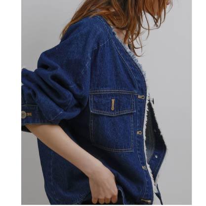 Palm Riche 流蘇牛仔外套