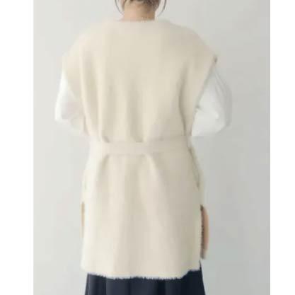 vingtrois 雙面穿搭馬甲背心（無袖長版外搭）