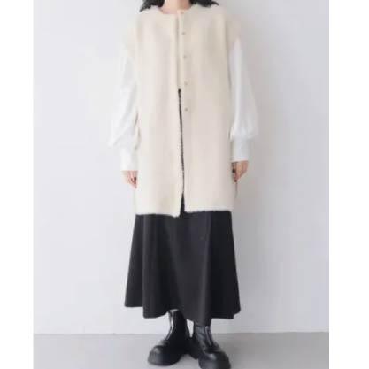 vingtrois 雙面穿搭馬甲背心（無袖長版外搭）