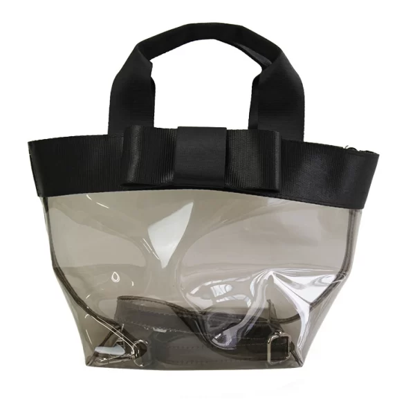 QUADRIFOGLIO la borsa felice舟型 透明肩背包