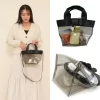 QUADRIFOGLIO la borsa felice舟型 透明肩背包