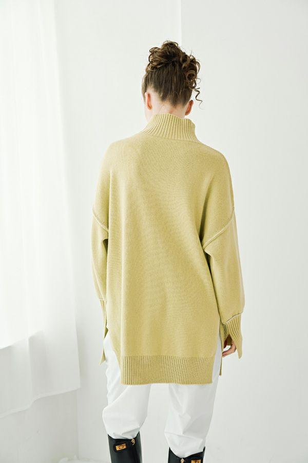 000000001267-23-xl akane 肩釦設計長版上衣(Tunic Pullover)