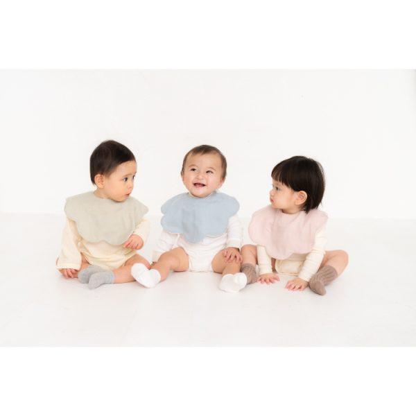 〔lien de famille 〕 蓬鬆小天使口水巾／圍兜
