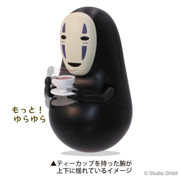 127323_02 《神隱少女》ゆらゆら起き上がり小法師-茶杯&無臉男