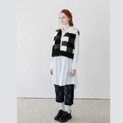 20251101-031E-09 akane 人造毛拼接背心