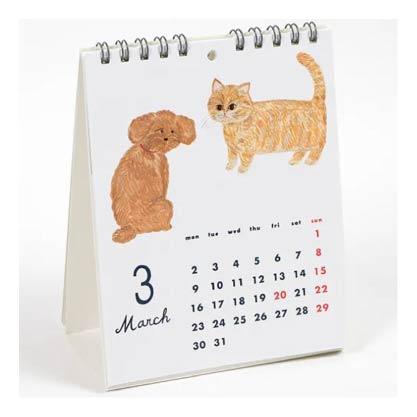 2026 日本插畫桌曆袖山卡穗子 × CAT& 貓咪系列