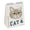 2026 日本插畫桌曆袖山卡穗子 × CAT& 貓咪系列