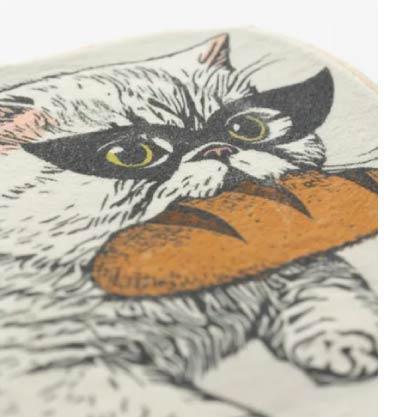 貓咪造型立體剪裁地墊