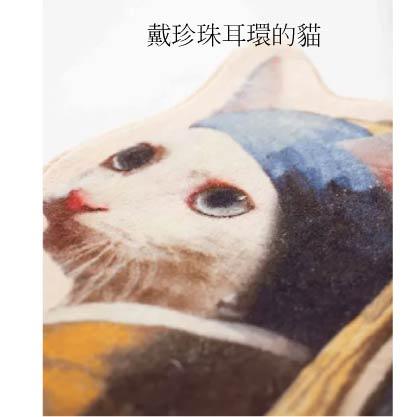 貓咪造型立體剪裁地墊