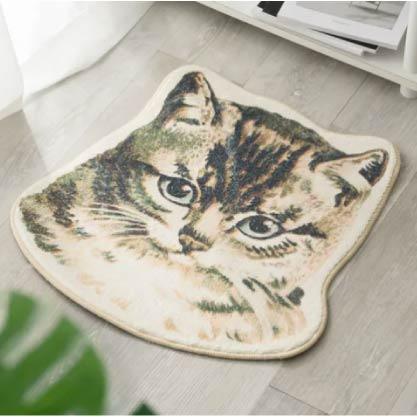 貓咪造型立體剪裁地墊