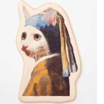 貓咪造型立體剪裁地墊