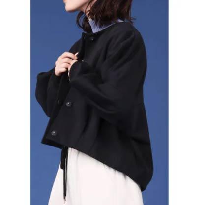 20251208-622E-08 trois 柔暖刷毛短版開襟外套