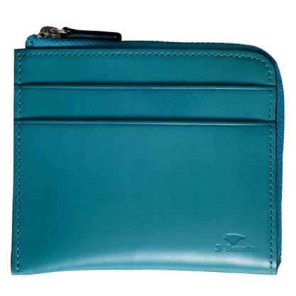 【Il Bussetto】義大利手工 L 型拉鍊皮夾 短夾牛皮